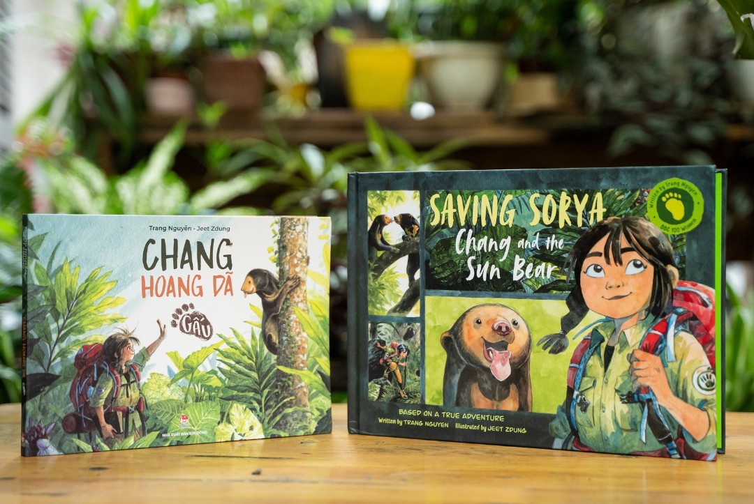“Saving Sorya: Chang and the Sun Bear” published by Pan Macmillan Publishing House. Photo: Nguyen Kim Long 