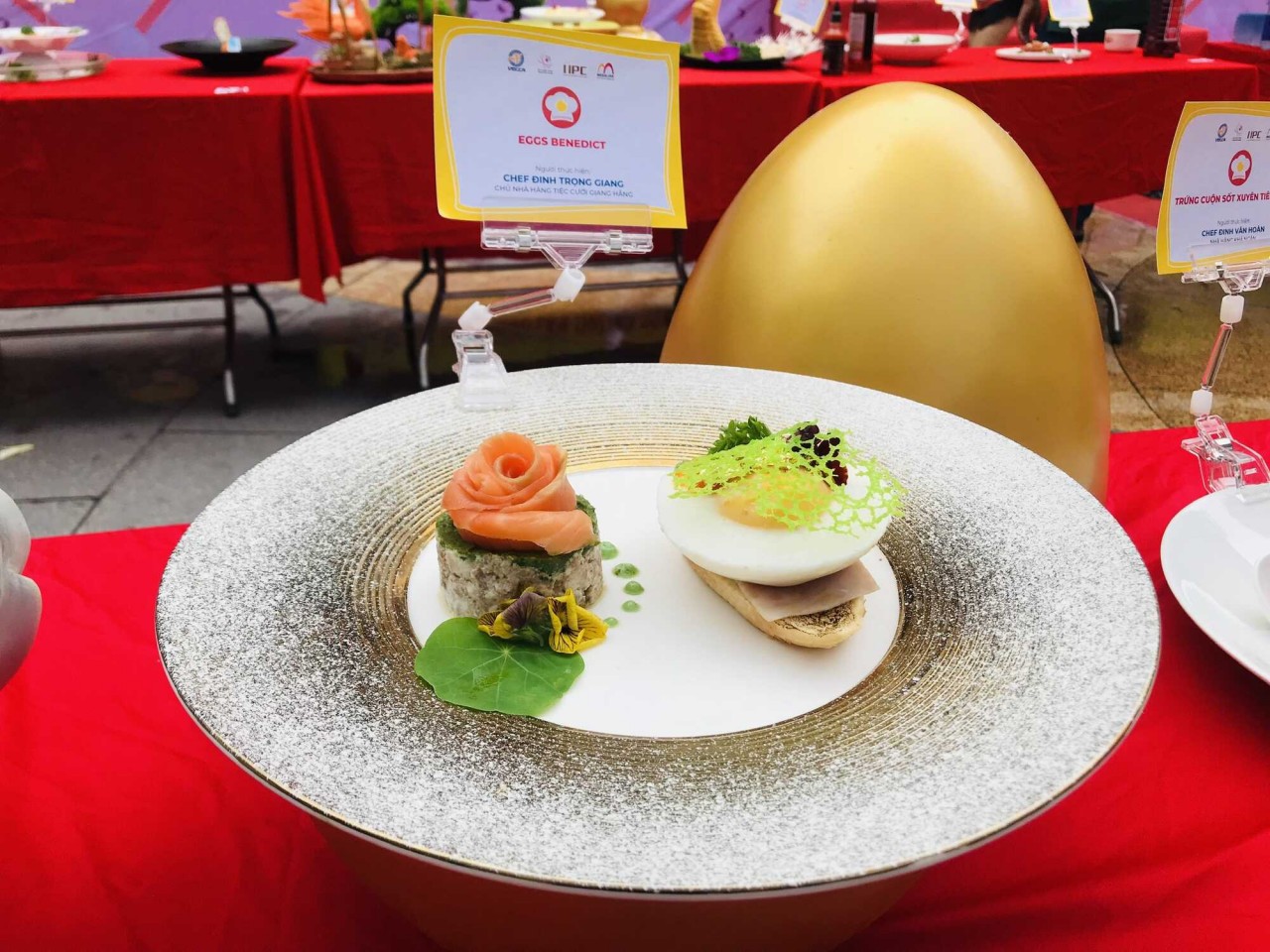 Beautiful dishes made from eggs. Photo: Toquoc