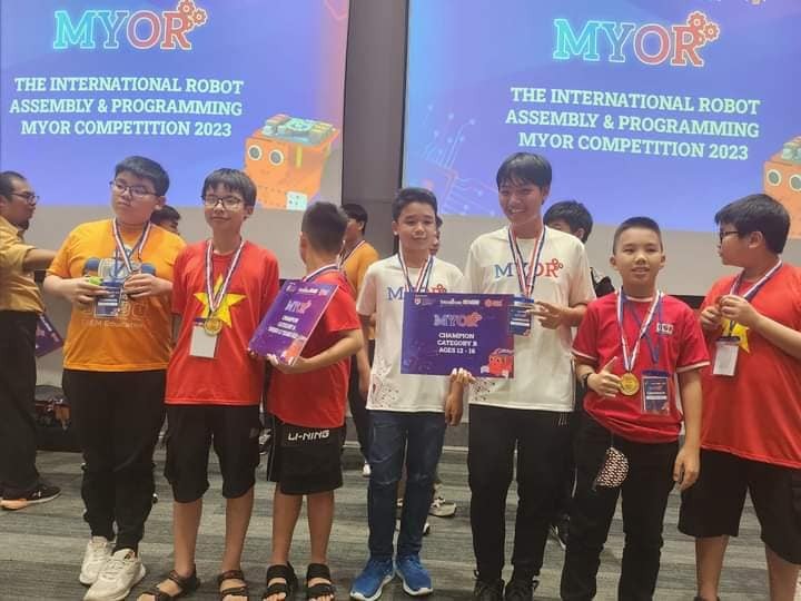 hcmc students win international robot competition in singapore