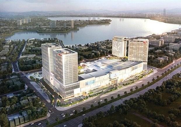 The Lotte Mall West Lake Hanoi project. Photo courtesy of Lotte Group