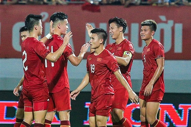 The Vietnamese national team ranks 95 in the world. Photo laodong.vn
