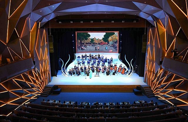 The main hall of Hồ Gươm Theatre that opened in Hà Nội on Sunday. Photo: VNS