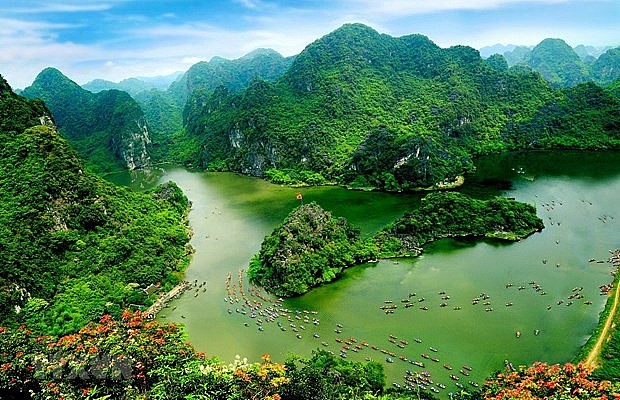 Trang An planned to become attractive tourism site in the world. (Photo: VNA)