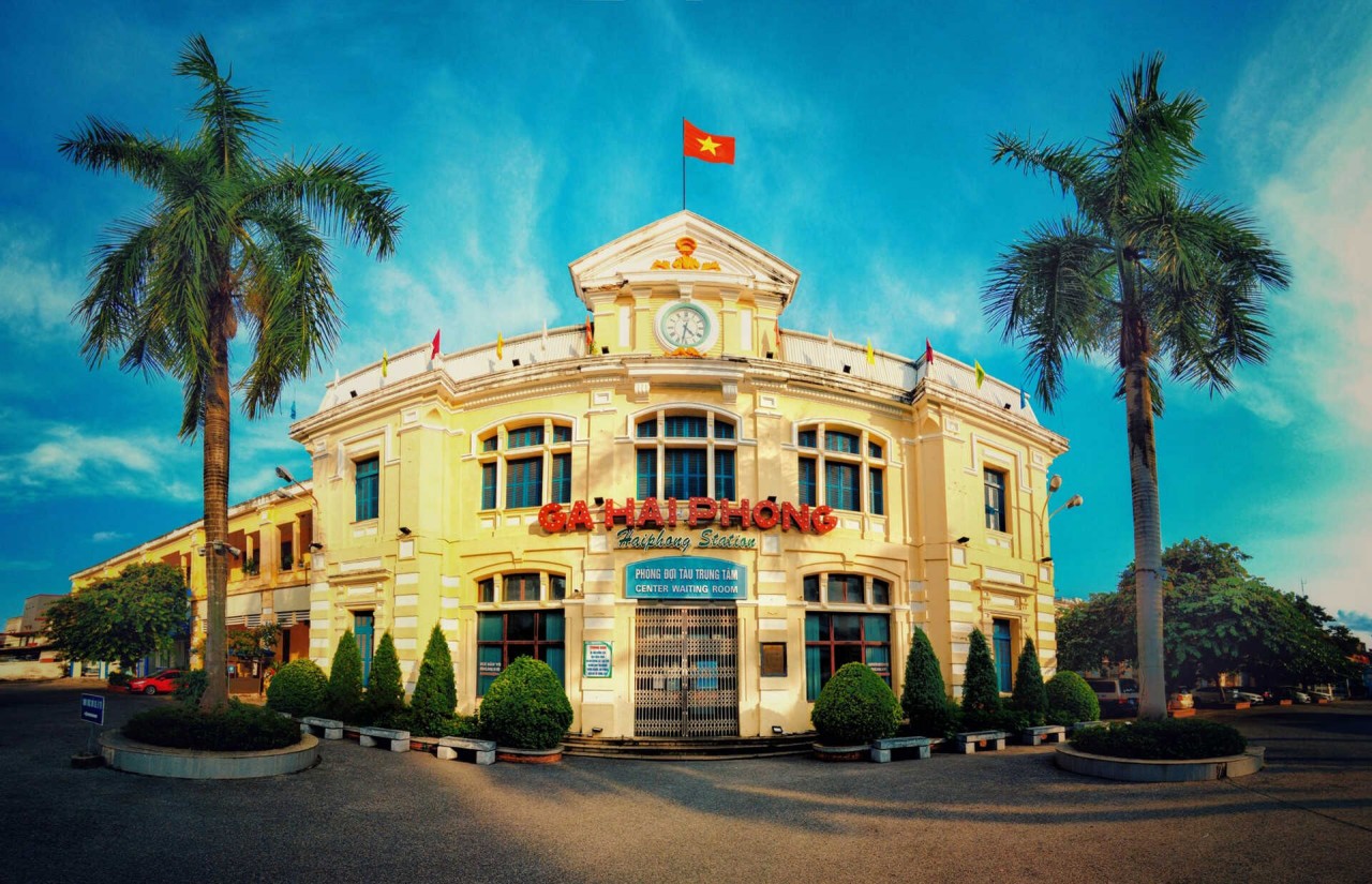 Hai Phong Station. Photo: Nguoihanoi 