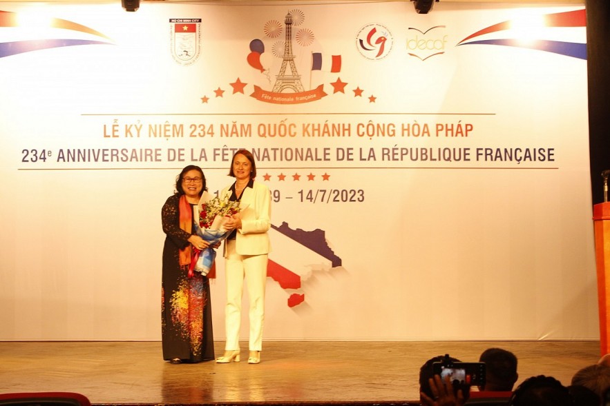 Celebrating 234th Anniversary of France's National Day in Ho Chi Minh City
