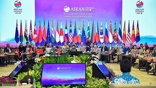 At the 30th ASEAN Regional Forum. (Photo: baoquocte.vn)