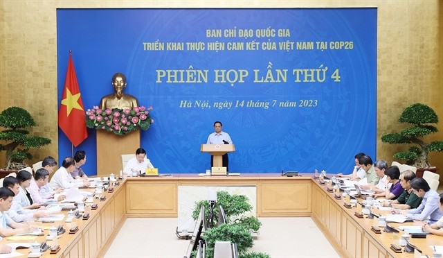 vietnam news today jul 17 prime minister presides over national cop26 steering committee on green growth