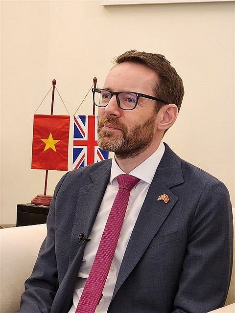 British Ambassador to Vietnam Iain Frew. Photo: VNS