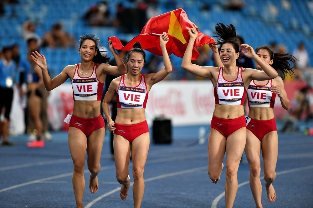 Vietnamese Girls Win Gold Medals at 2023 Asian Athletics Championships