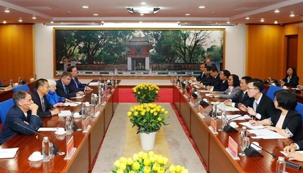 us treasury secretary us businesses step up cooperation with vietnam