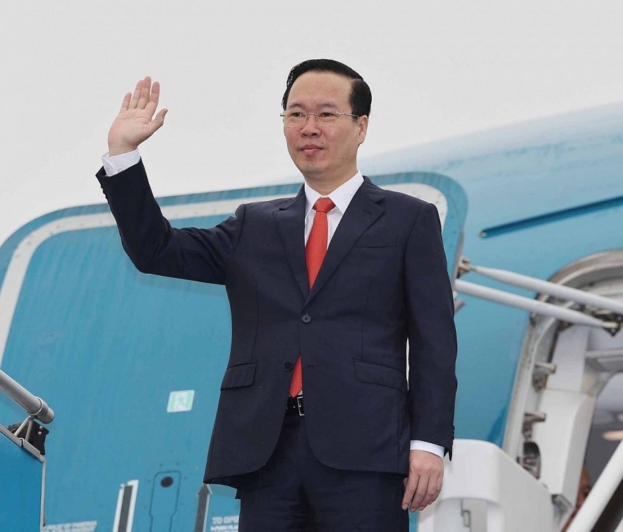  President Vo Van Thuong and his wife leaves Hanoi on July 23 morning for visits to Austria, Italy and the Vatican.