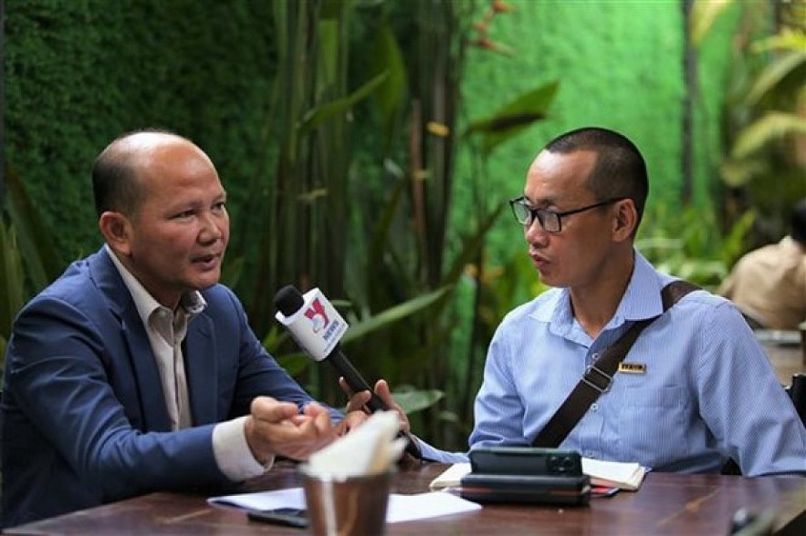 Deputy Director of the Department of Asian, African, and Middle-East Studies Uch Leang (Photo: VNA)