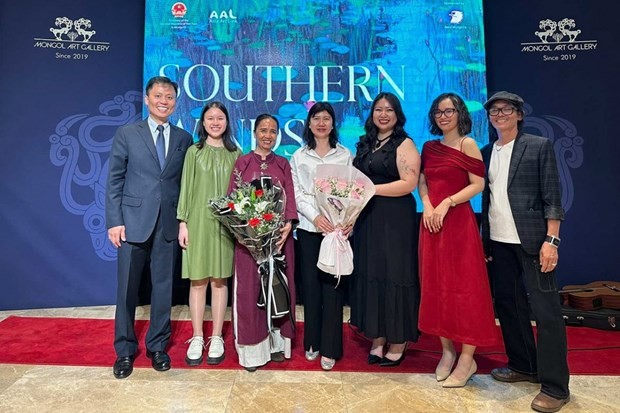 the first ever vietnam painting exhibition held in mongolia