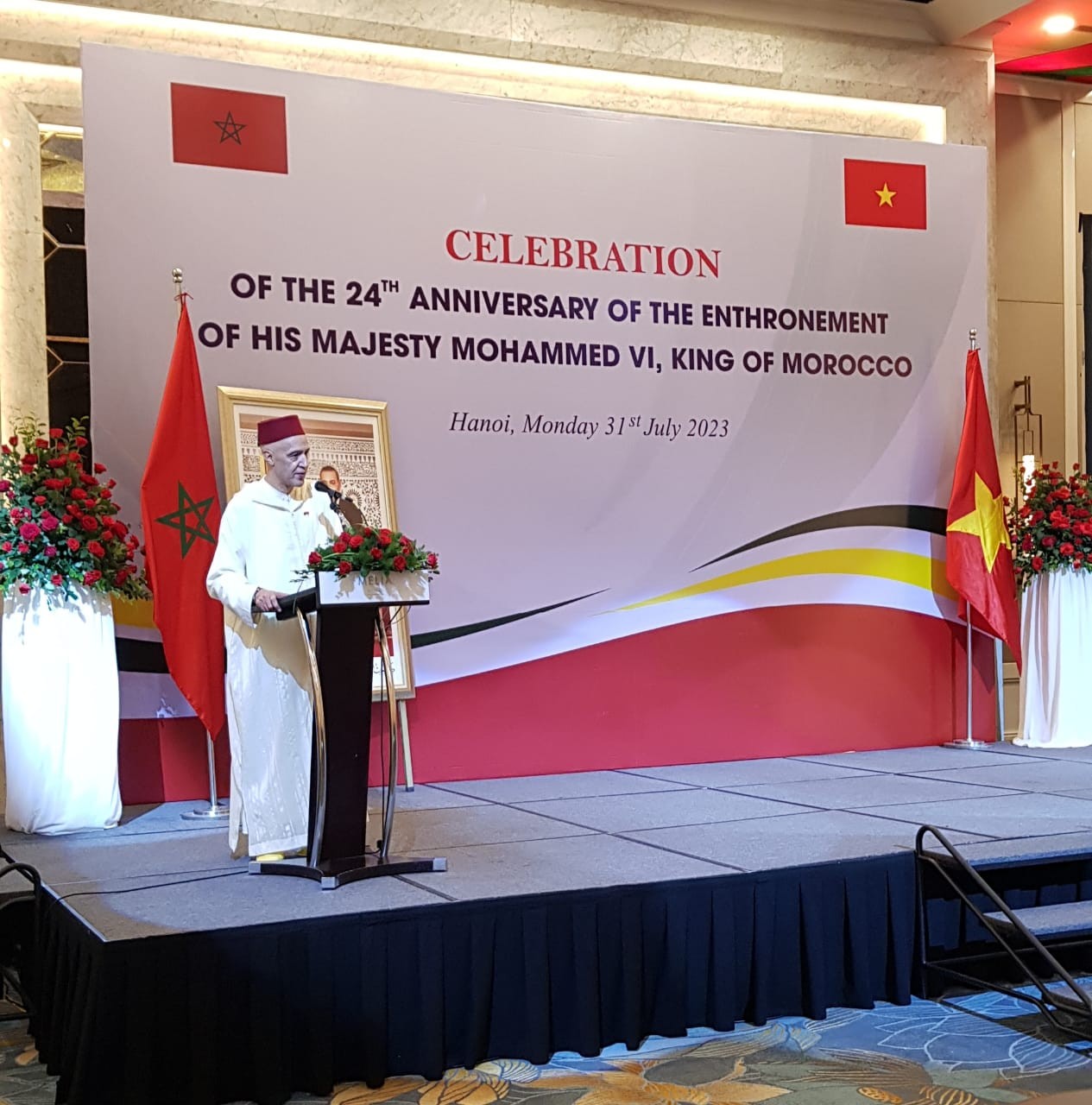 vietnam morocco diplomatic ties celebrated in hanoi