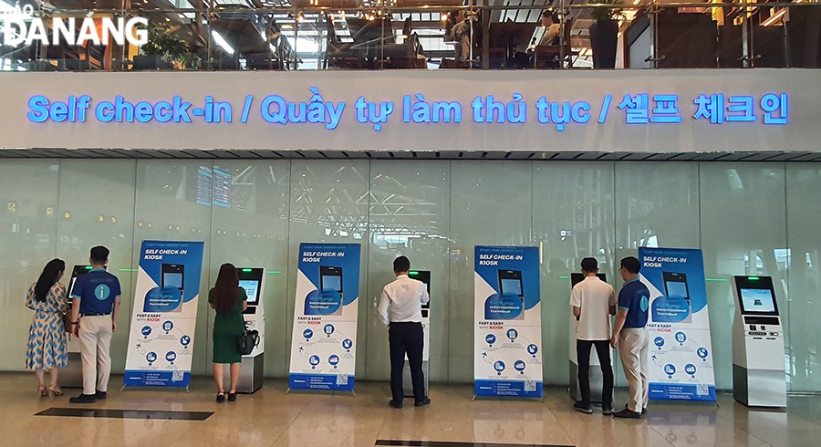 Self-check-in kiosks launched in Da Nang International Airport
