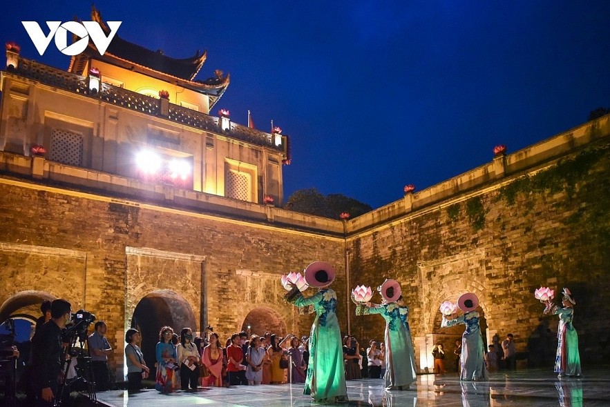 A night-time tourism product at the Imperial Citadel of Thang Long