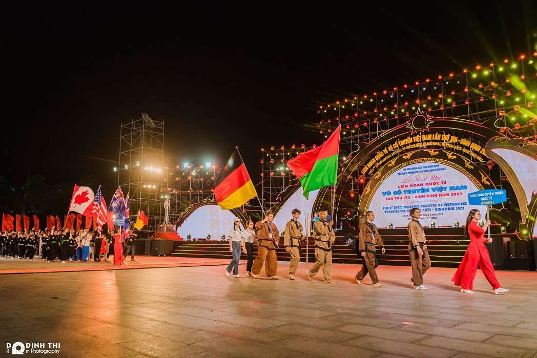 over 1200 athletes join intl traditional martial arts festival in binh dinh