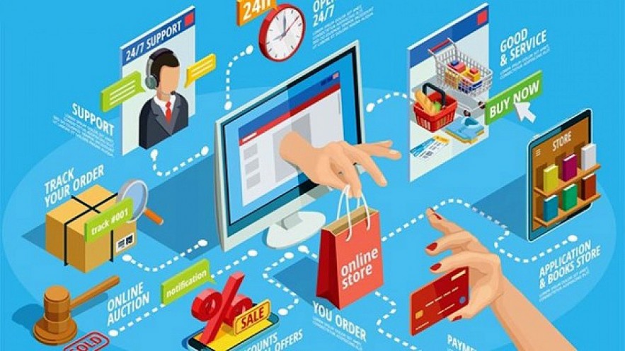 Cross-border e-commerce is booming in Vietnam, offering businesses opportunities to expand their footprint globally. (Illustrative image)
