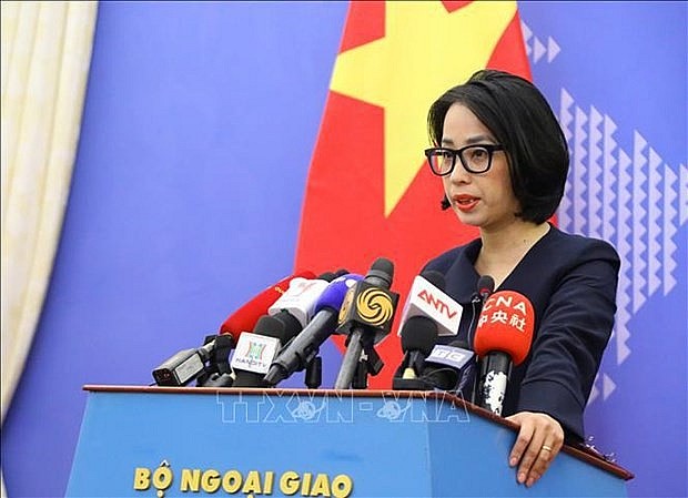 The spokeswoman for the Foreign Ministry Pham Thu Hang (Photo: VNA)