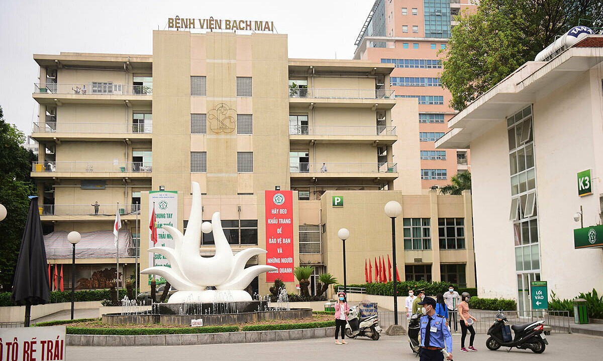 Bach Mai Hospital. Photo: Giang Huy