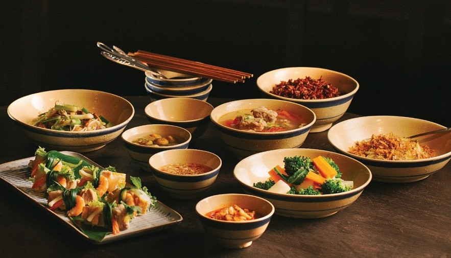 Delicious and eye catching food of Tam Vi restaurant (Photo: foody.vn)