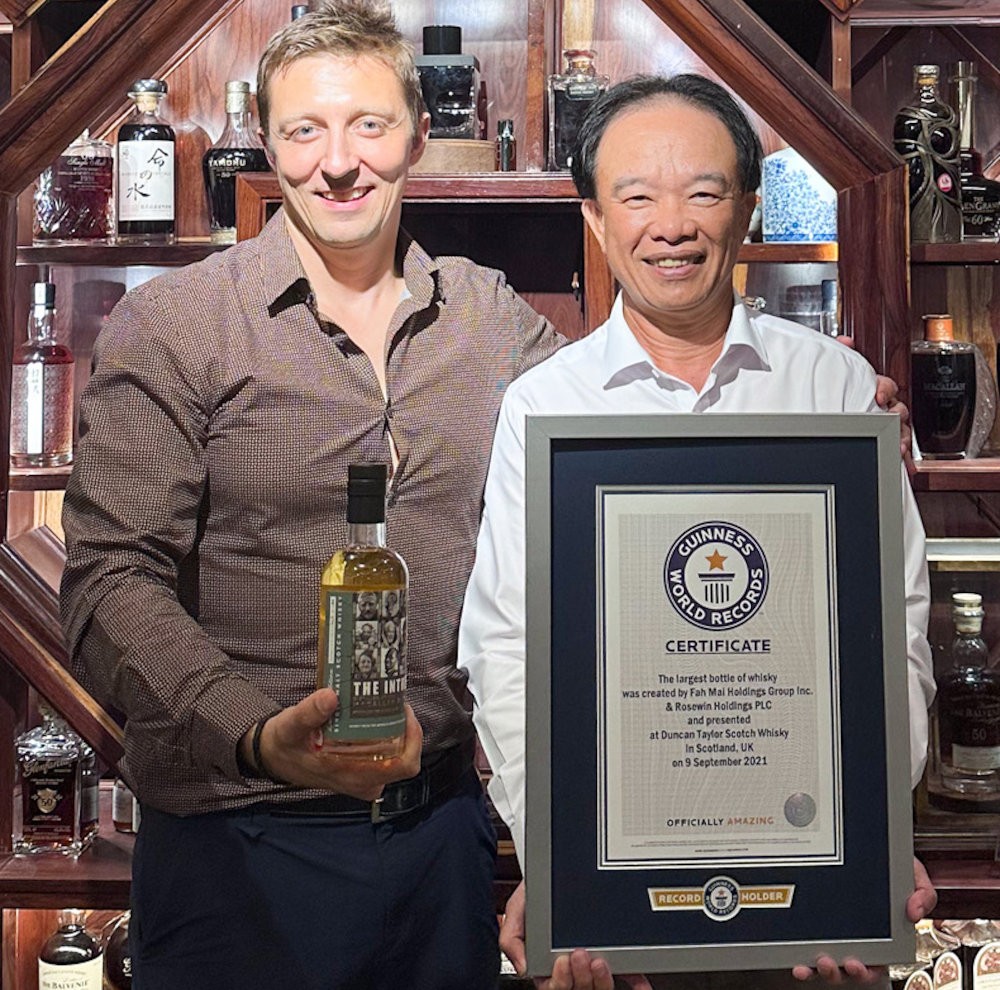 The New Owner of World’s Largest Bottle of Whisky is Vietnamese