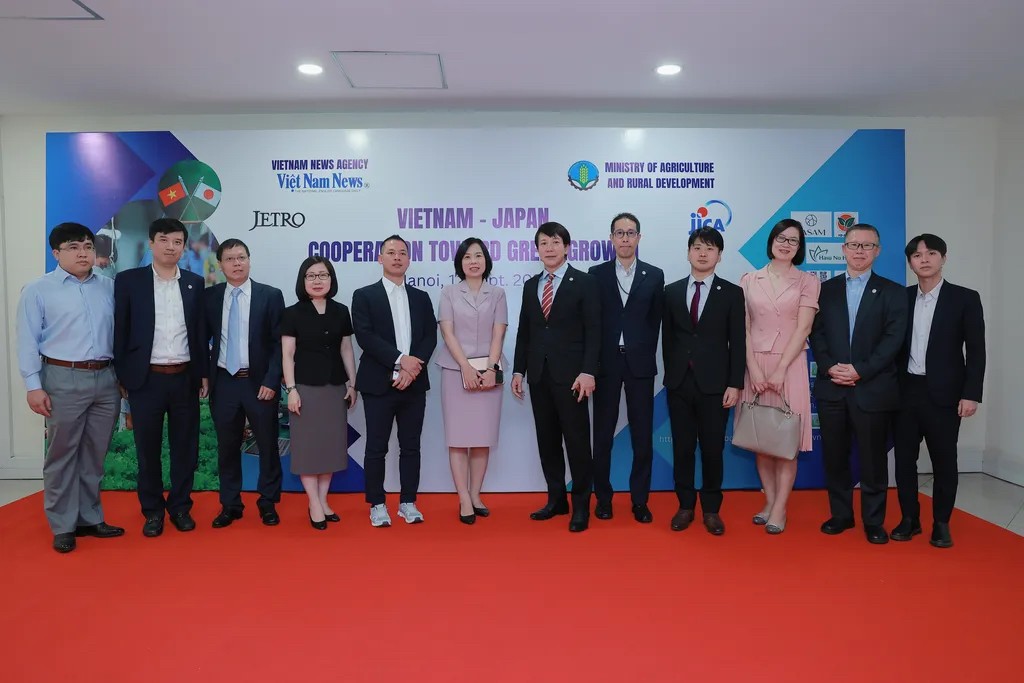 vietnam japan cooperate toward green growth