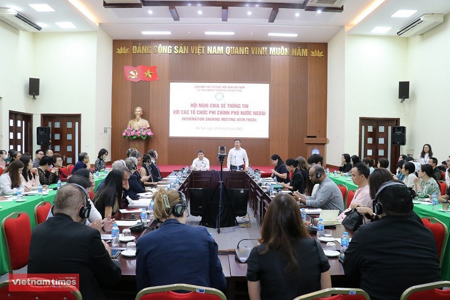 VUFO Shares Information with over 300 Foreign NGOs in Vietnam