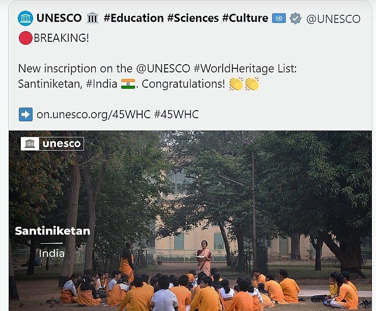 West Bengal's Shantiniketan makes it to UNESCO World Heritage list, PM Modi says, ‘a proud moment’