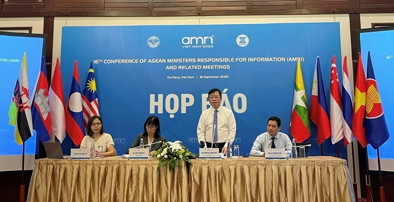 The press conference held by the Vietnamese Ministry of Information and  Communications 