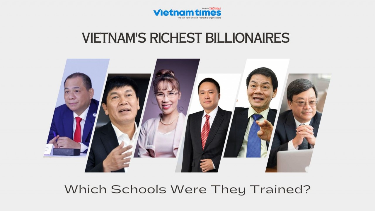 Vietnam's Richest Billionaires - Which Schools Were They Trained?