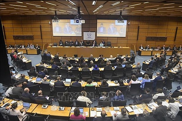 At the regular meeting of the IAEA Board of Governors. (Photo: VNA)