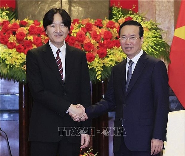 Japanese Crown Prince Wants to Make Efforts for Close Relations with Vietnam