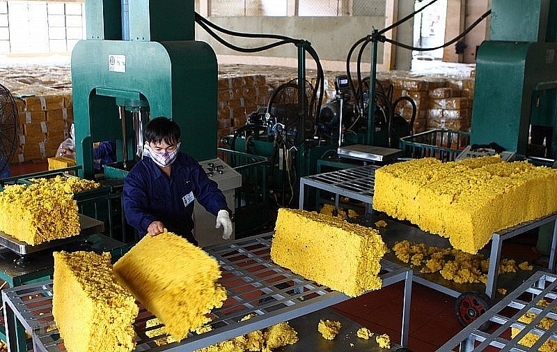 Vietnam is among largest rubber suppliers to Japan (Photo: congthuong.vn)
