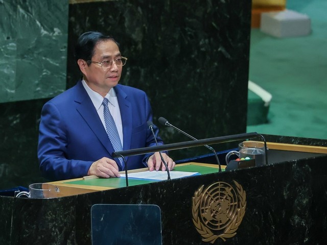 unga 78 pm pham minh chinh proposes strengthening strategic trust to tackle global challenges
