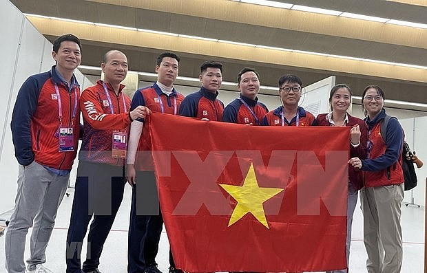 On September 25 alone, Vietnamese athletes bring home first silver and three bronze medals. (Photo: VNA)