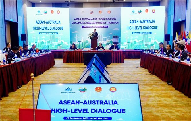 asean australia high level dialogue on climate change energy transition takes place in hanoi