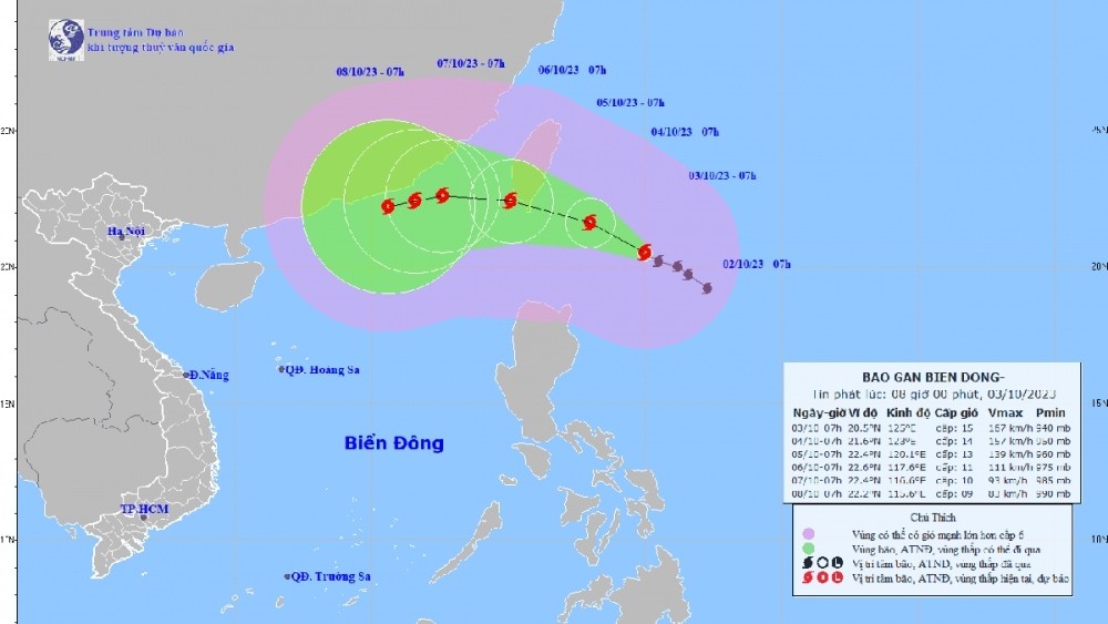 vietnam news today oct 4 typhoon koinu heads towards east sea