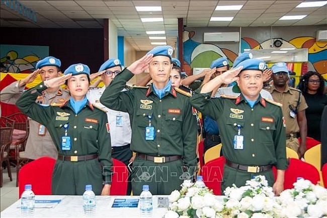 Three Vietnamese Police Officers Honored by UNMISS