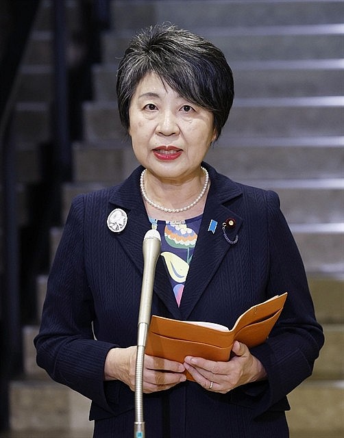 Japanese Minister of Foreign Affairs Yōko Kamikawa. Photo: AFP