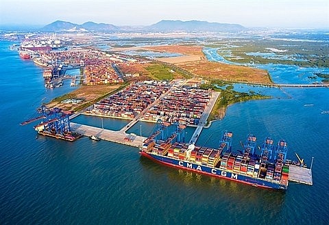 Gemalink International Port in the Cái Mép Port Complex, located in the southern province of Ba Ria - Vung Tau. Photo: VNS