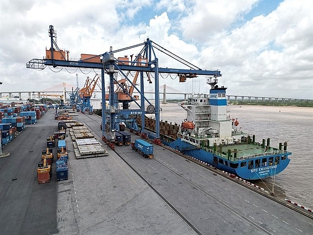 Goods loaded at Đình Vũ Port in northern city of Hải Phòng. Recent significant investments in Việt Nam's seaport system have established modern facilities that meet international standards. Photo: VNA