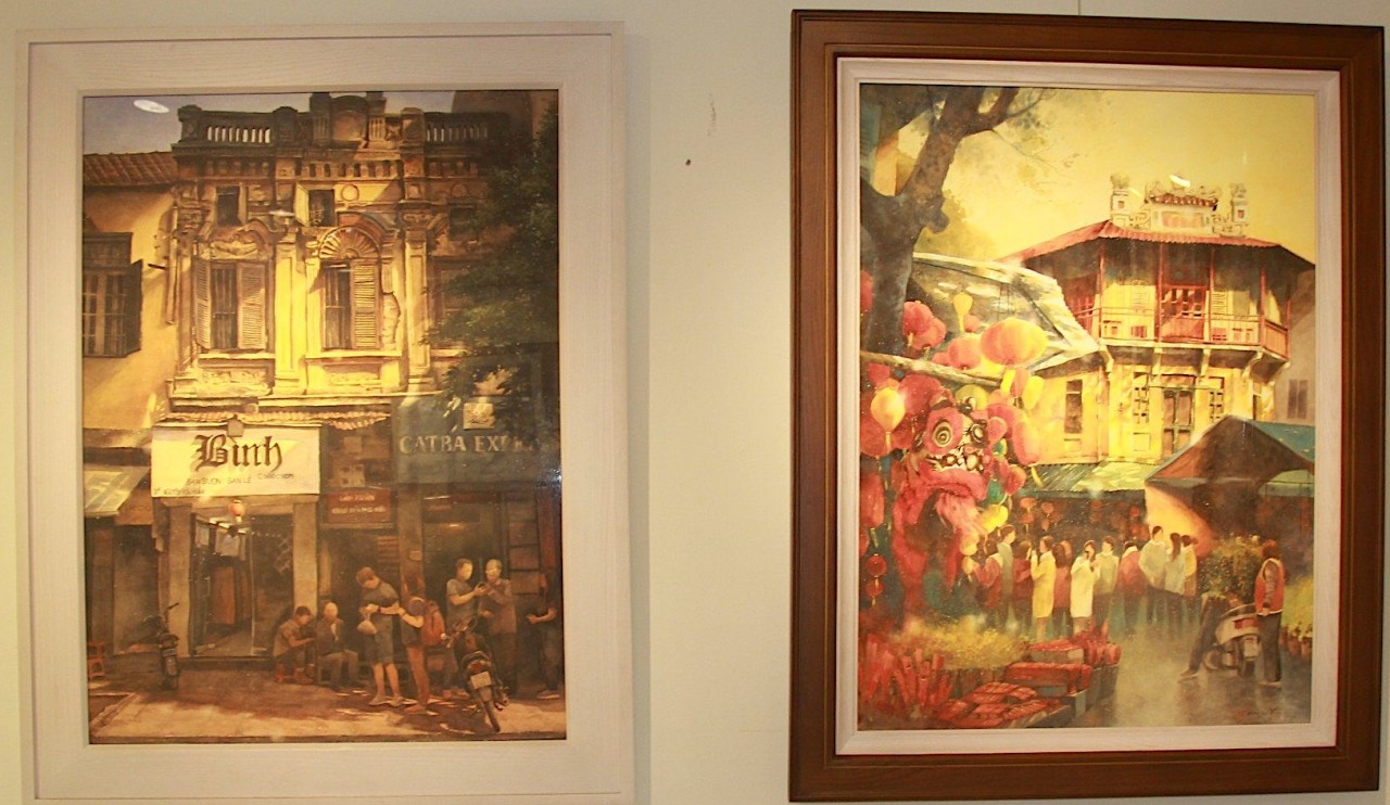 Saigonese Painter Exhibits "A Little Love for the City" in Hanoi