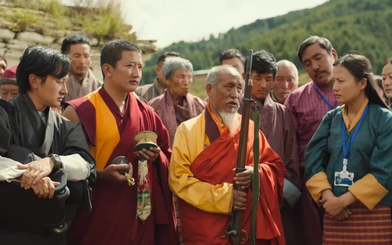 oscar contender the monk and the gun offers sly critique of western influence