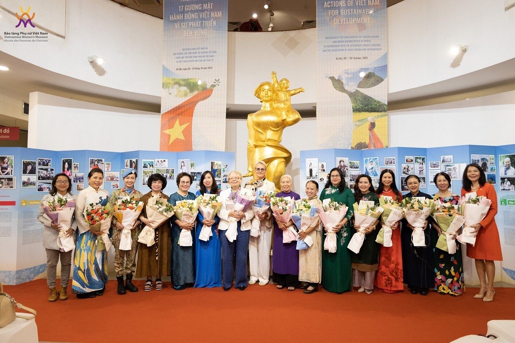 17 faces of action exhibition honoring vietnamese women advocating for sdgs