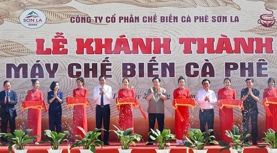 National Assembly Chairman Vuong Dinh Hue Visits Coffee Farm in Son La