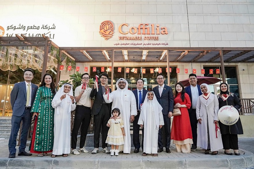 Coffilia cafe in Kuwait is officially inaugurated.