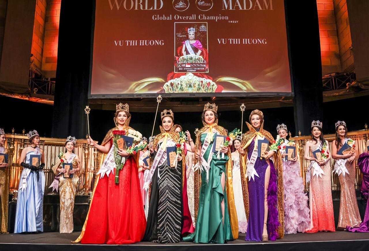 Overseas Vietnamese from Singapore won the World Madam Global 2023