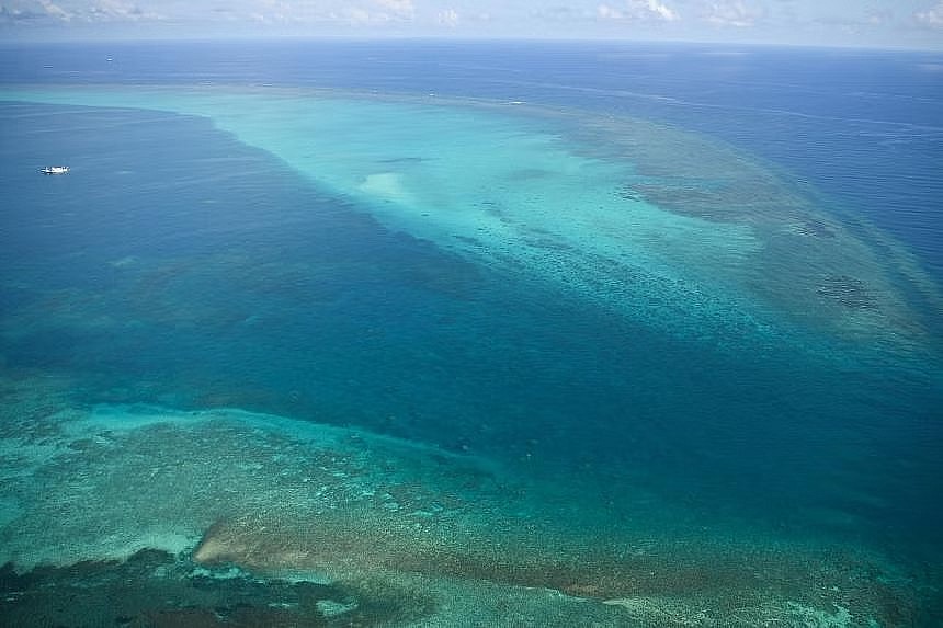 The Philippines and China both lay claim to the Scarborough Shoal. PHOTO: AFP
