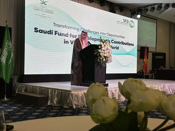 The Saudi Embassy in Vietnam on Monday organized an event highlighting the Saudi Fund for Development’s work in Vietnam.